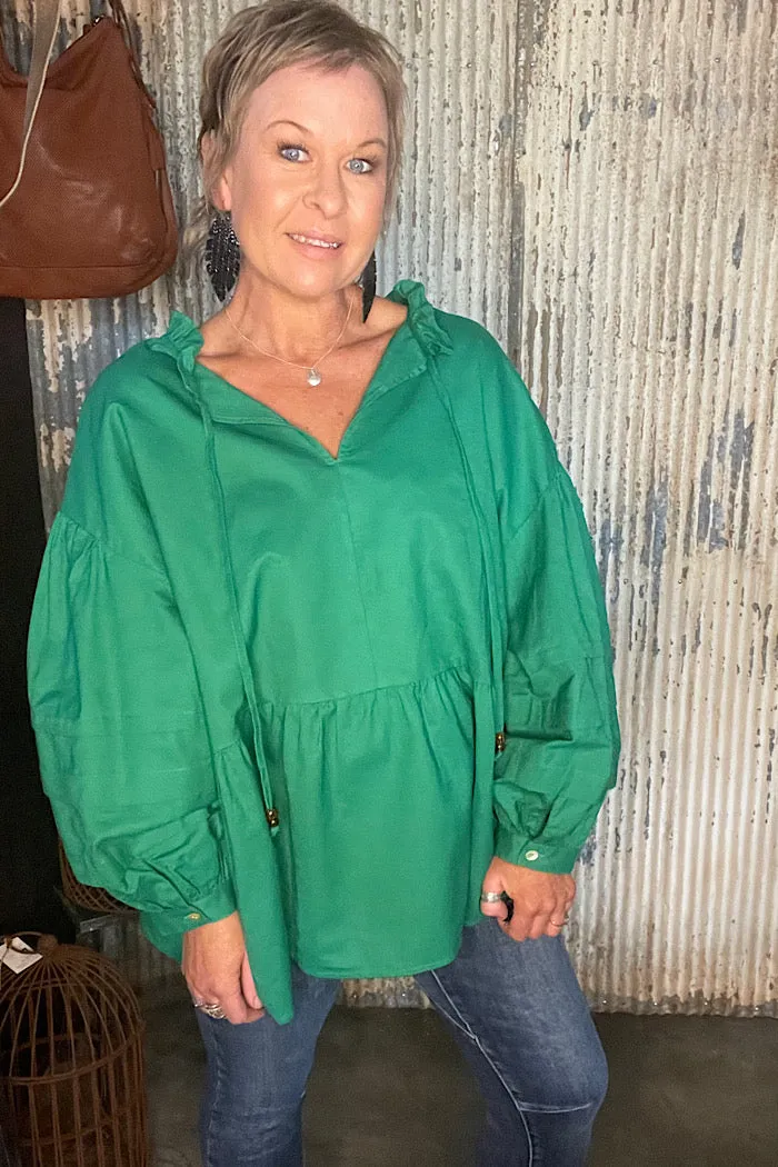 PANORAMA ONE SIZE RELAX TOP - MEADOW