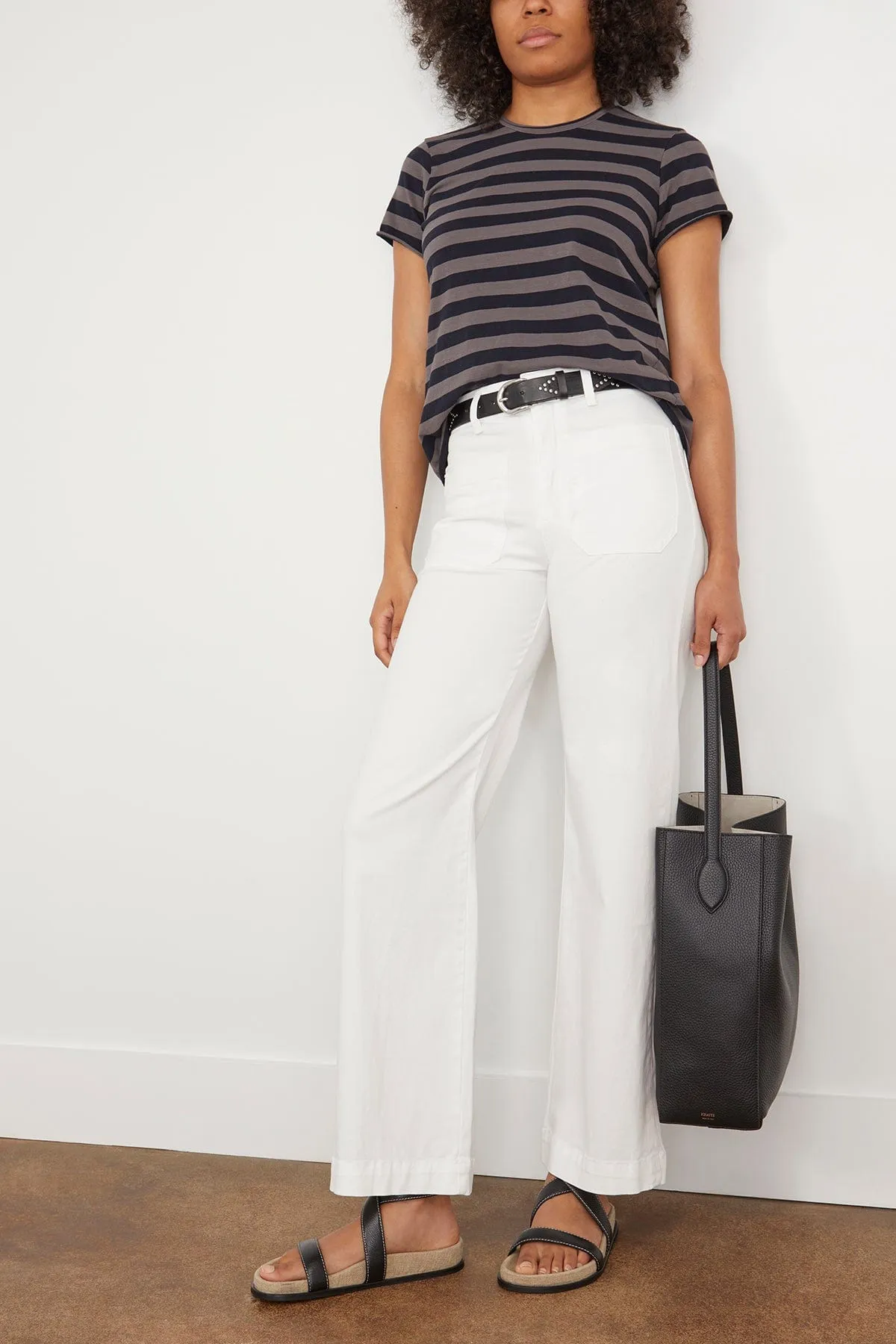Sailor Twill Pant in Ivory