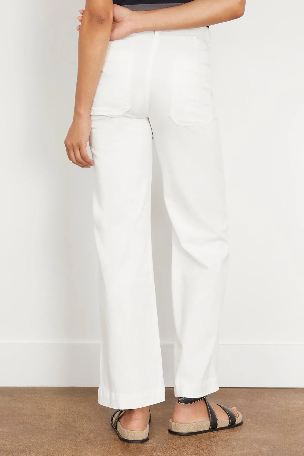 Sailor Twill Pant in Ivory