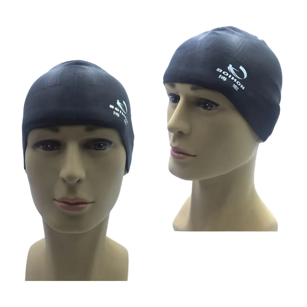 Sidiou Group Anti-Slip Silicone Elastic Hair Protect Professional Unisex Swimming Cap Hat