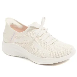 Skechers Slip-ins Trainer:  149710NAT NATURAL WIDE FITTING Ultra Flex 3.0 - Brilliant