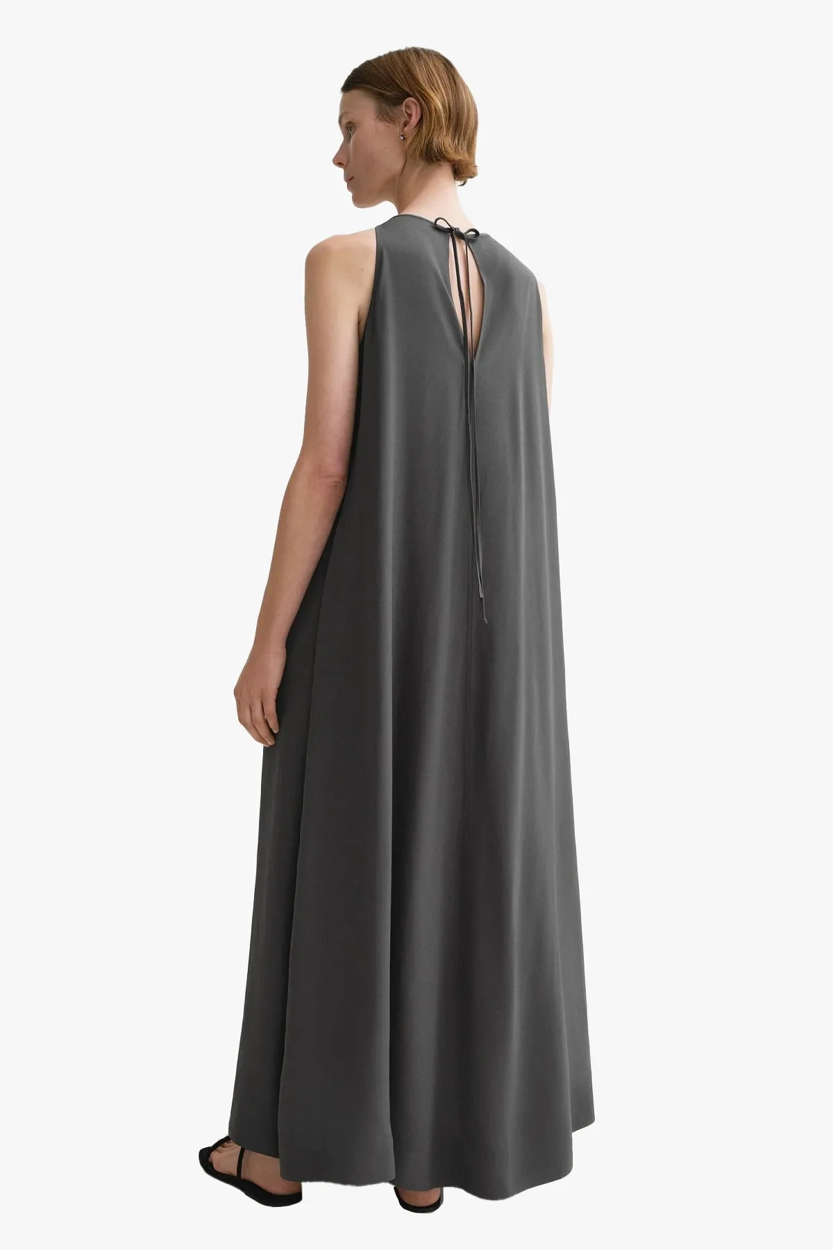 T-Strap Crepe Dress