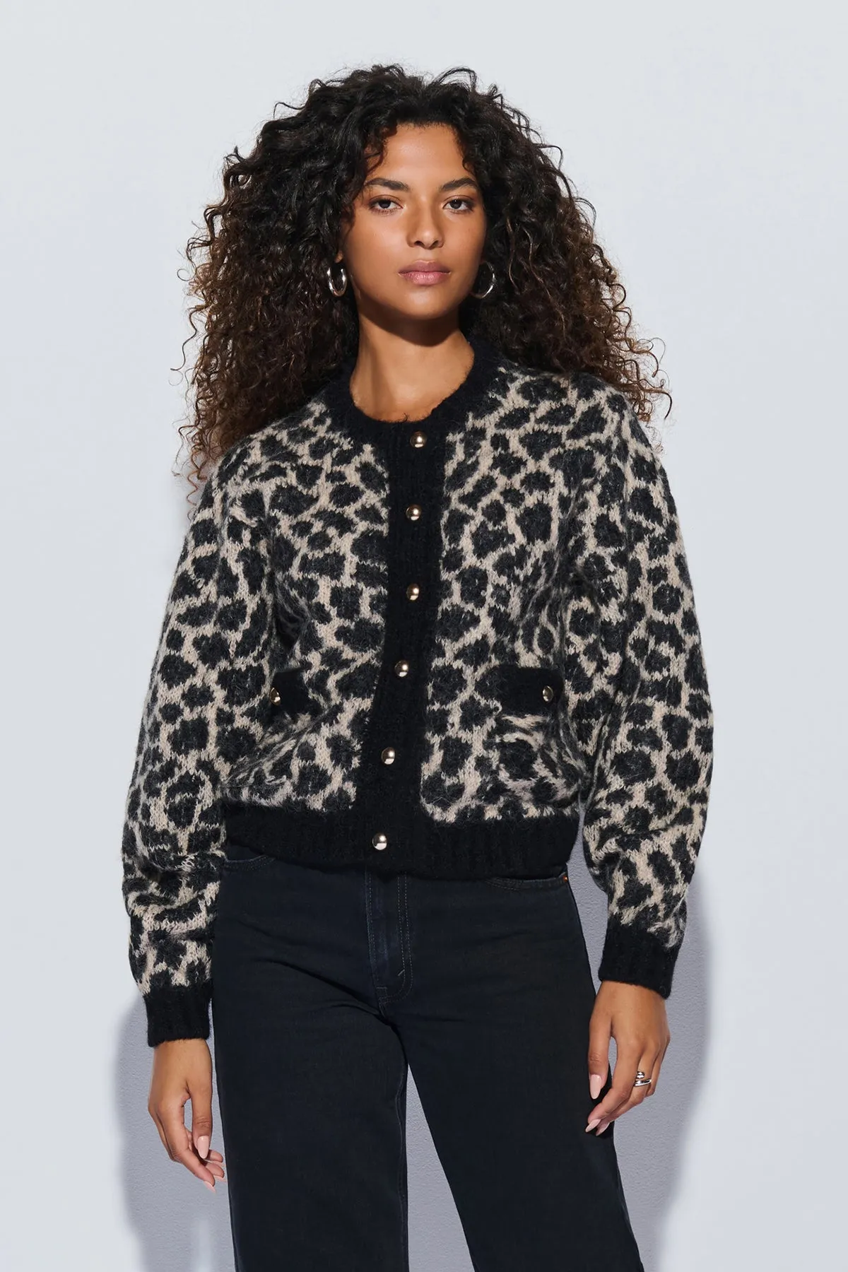 Tessa Jacquard Cardigan