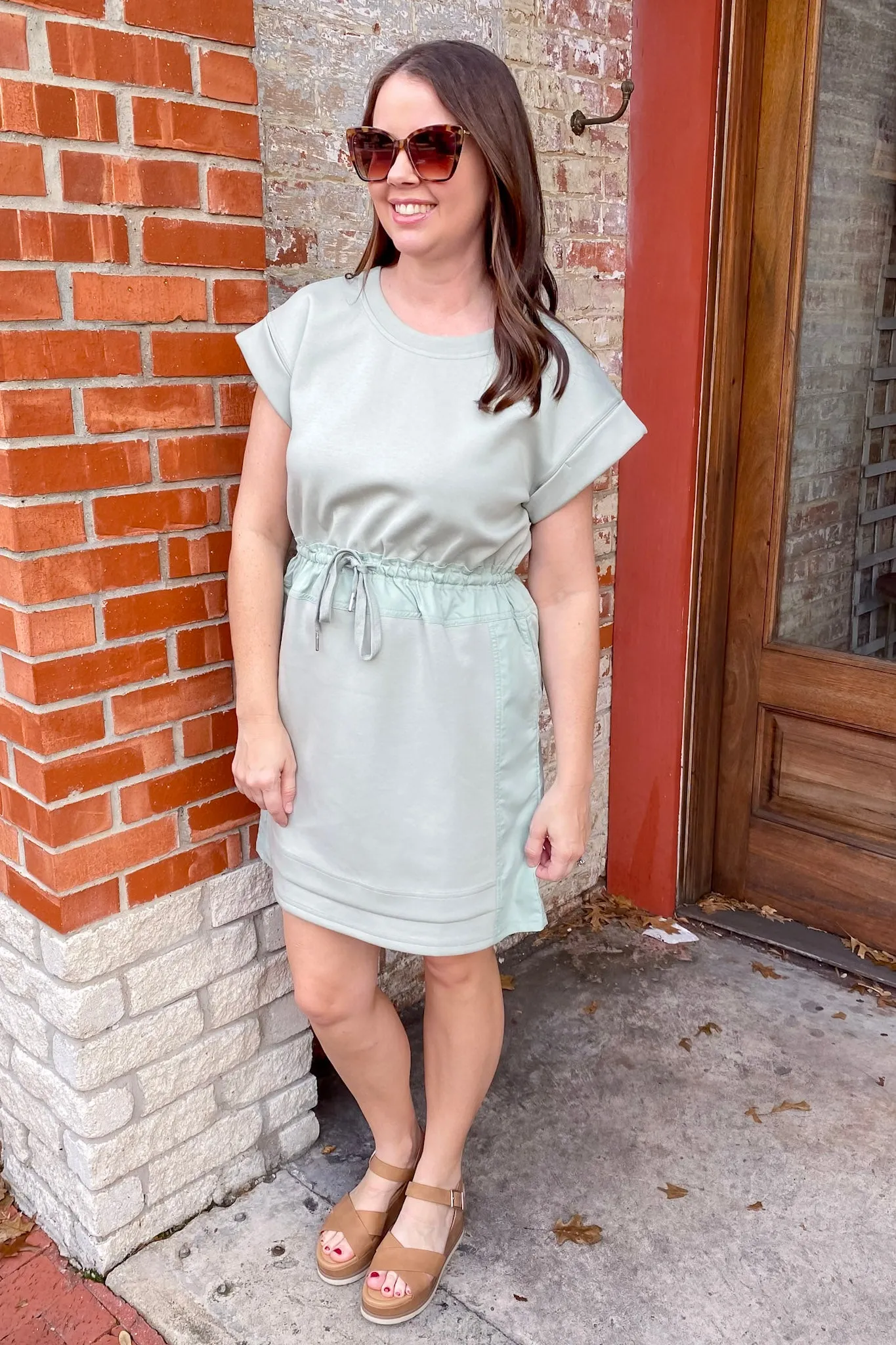 The Laid Back Fun Sage Dress