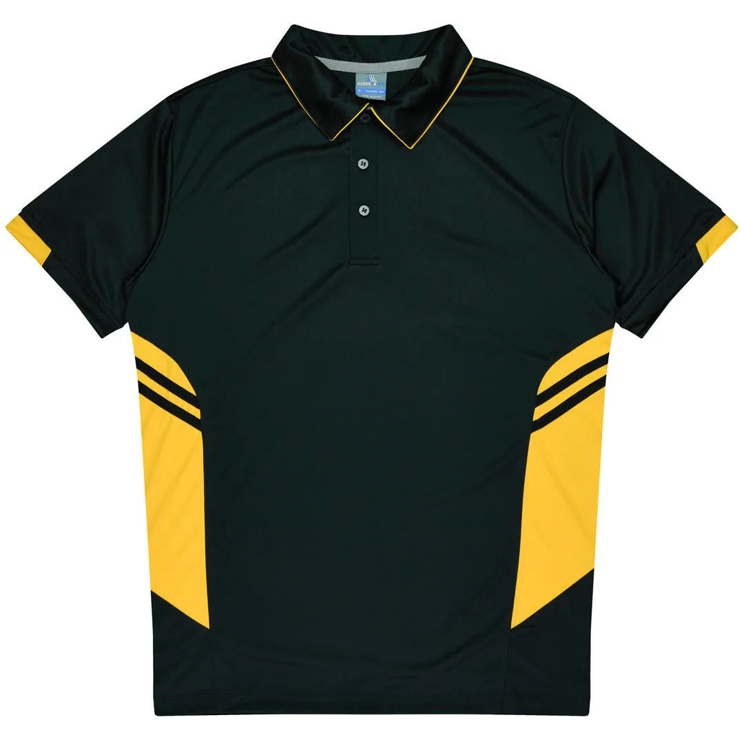 The Tasman Polo | Mens | Short Sleeve | Black Base