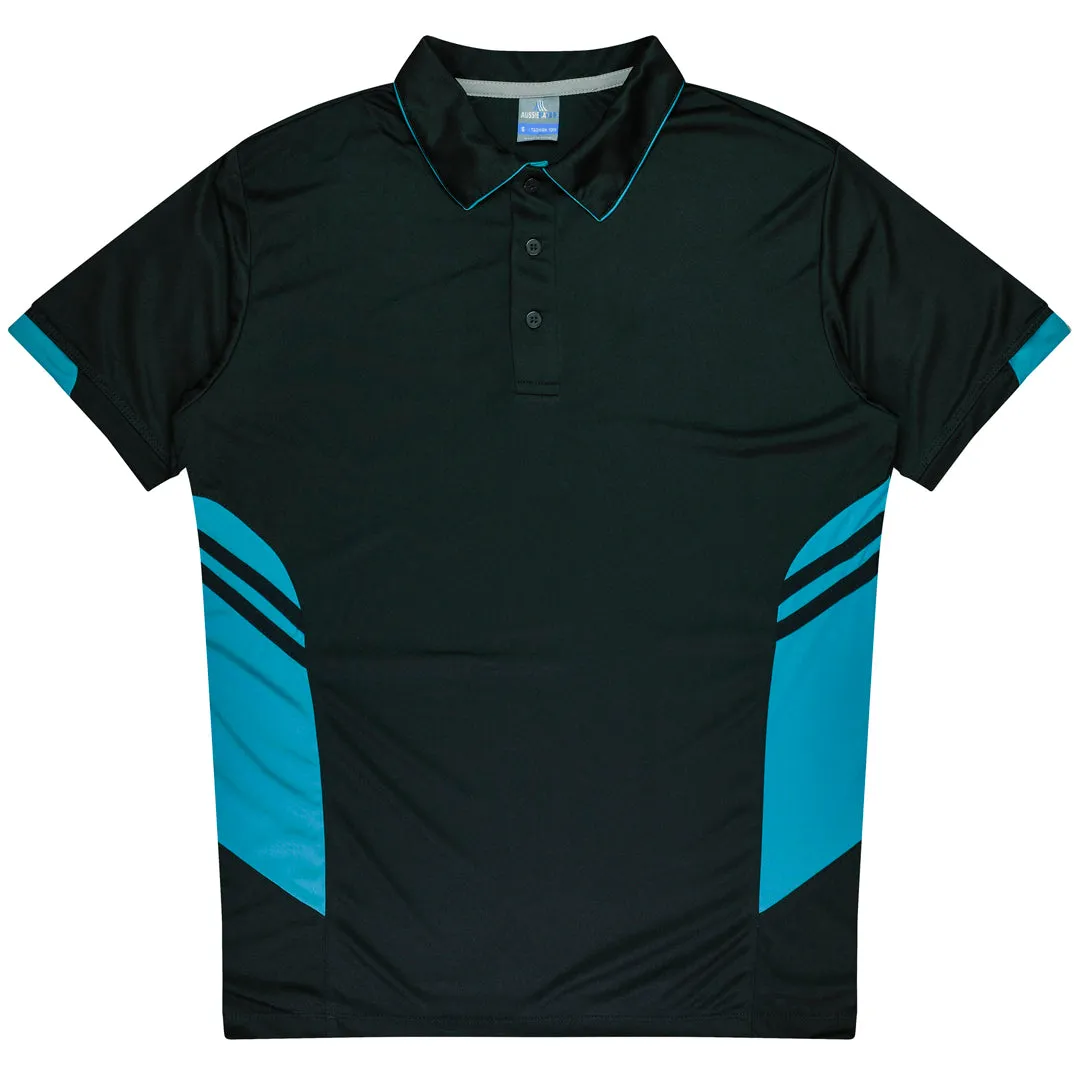 The Tasman Polo | Mens | Short Sleeve | Black Base