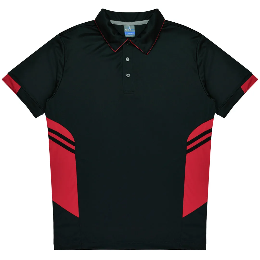 The Tasman Polo | Mens | Short Sleeve | Black Base