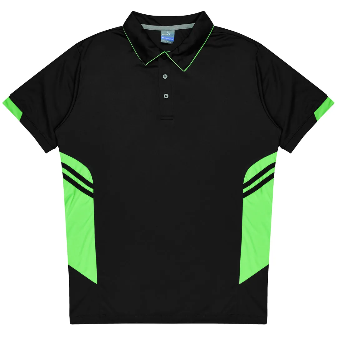 The Tasman Polo | Mens | Short Sleeve | Black Base
