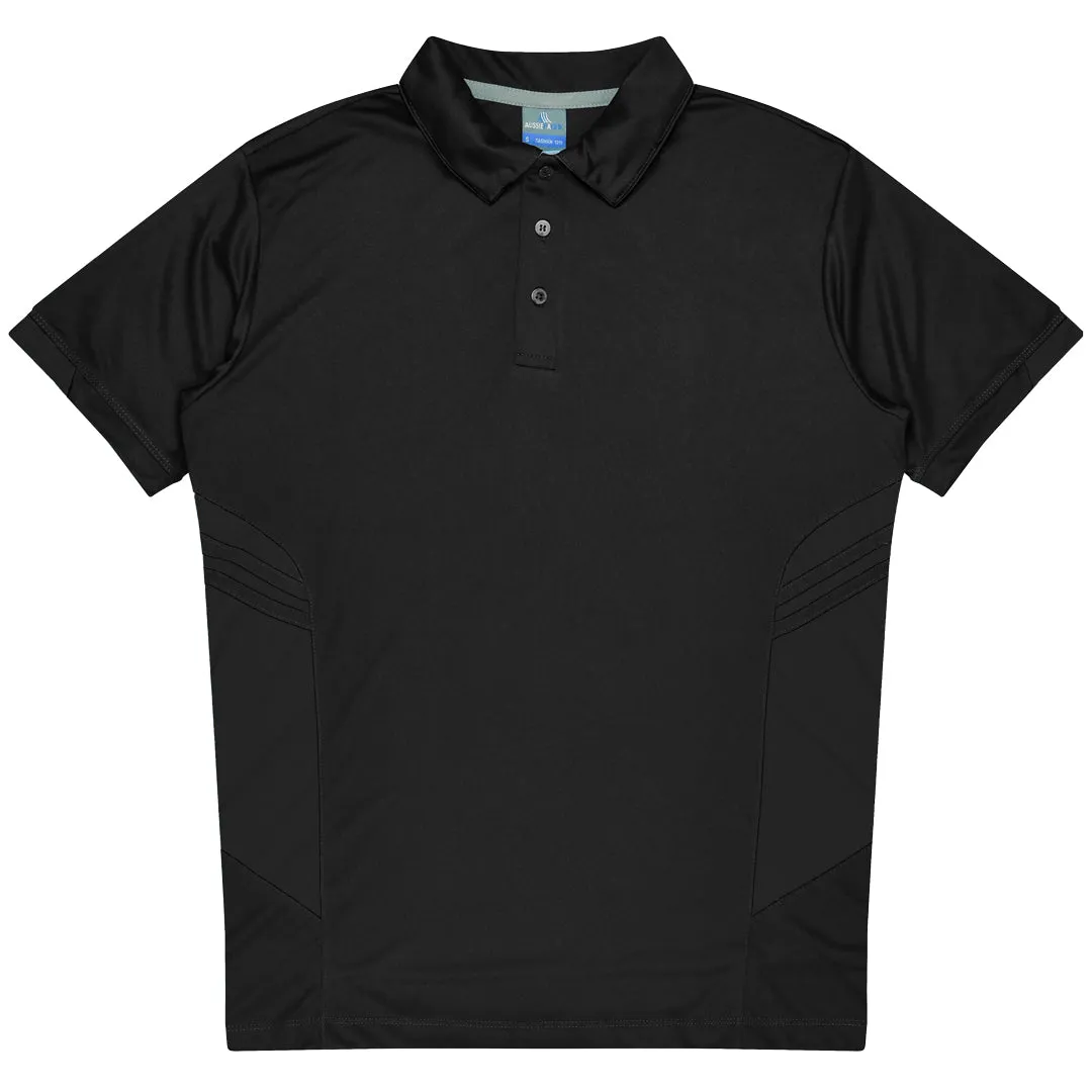 The Tasman Polo | Mens | Short Sleeve | Black Base