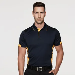 The Tasman Polo | Mens | Short Sleeve | Black Base