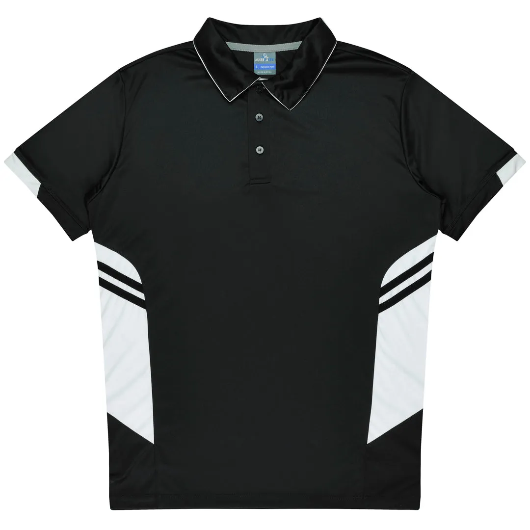 The Tasman Polo | Mens | Short Sleeve | Black Base