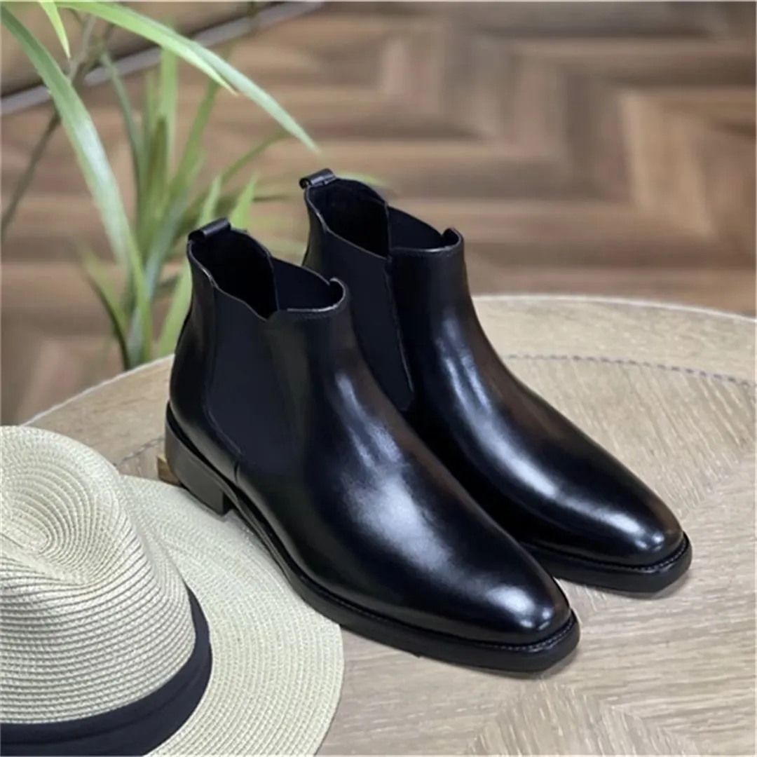 Veltique Elegant Slide-In Boots