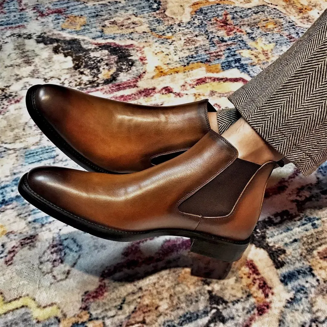 Veltique Elegant Slide-In Boots