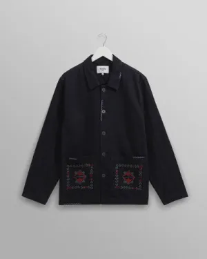 Wax London Mews Jacket - Navy Twill