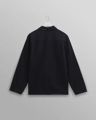 Wax London Mews Jacket - Navy Twill