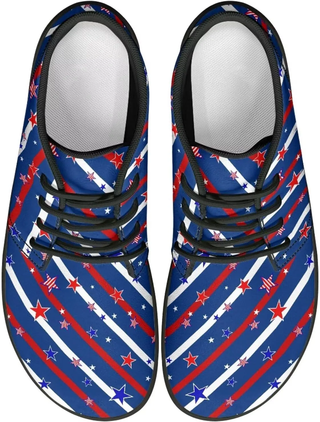 Wide Barefoot Shoes for Mens Low-Top Barefoot Shoes Causal Minimalist Zero Drop Workout Shoes Sneakers Slip On Shoes