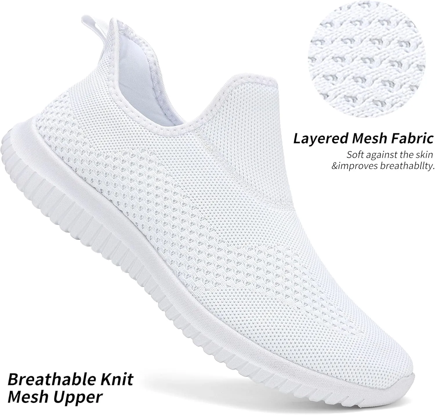 WXQ Men's Minimalist Walking Shoes Comfort Ultra Lightweight Breathable Running Tennis Athletic Gym Workout Non Slip Athletic Fashion Sneakers