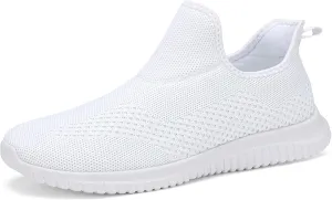 WXQ Men's Minimalist Walking Shoes Comfort Ultra Lightweight Breathable Running Tennis Athletic Gym Workout Non Slip Athletic Fashion Sneakers