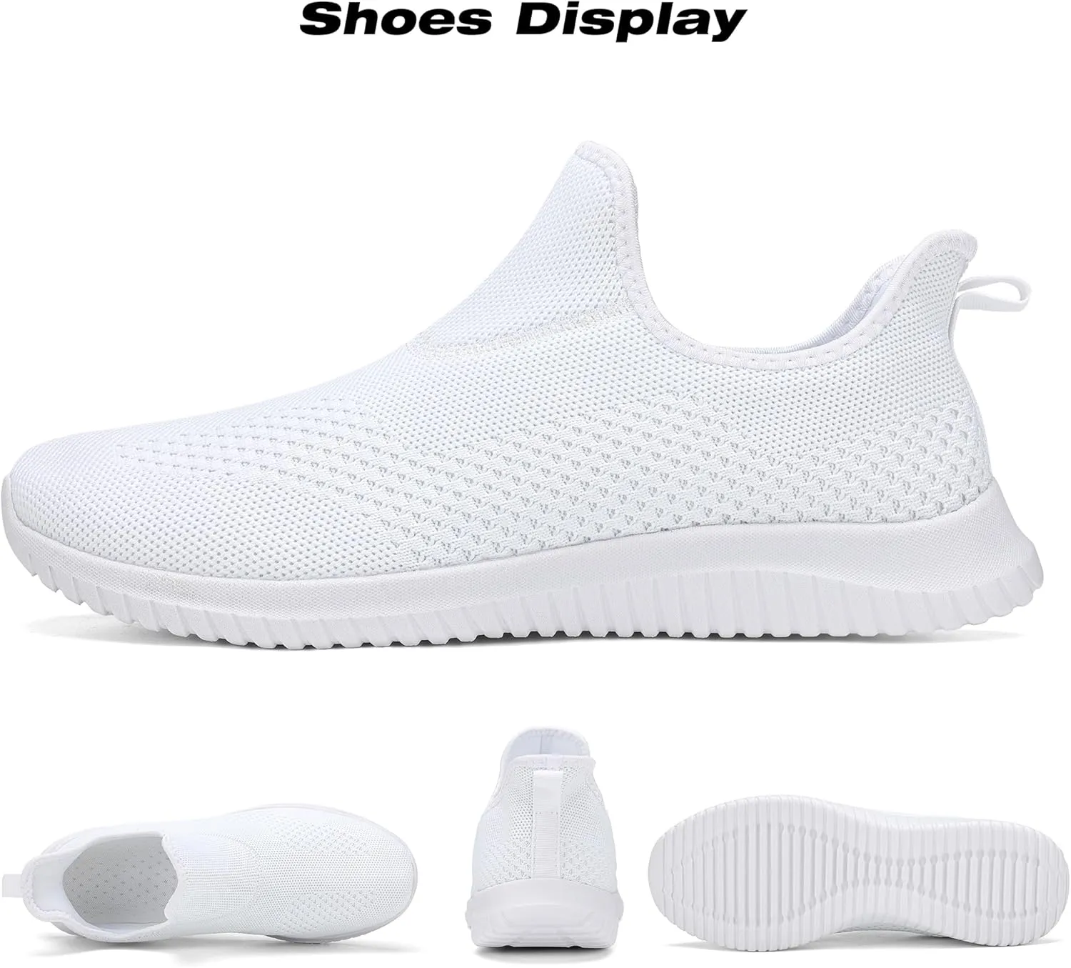 WXQ Men's Minimalist Walking Shoes Comfort Ultra Lightweight Breathable Running Tennis Athletic Gym Workout Non Slip Athletic Fashion Sneakers